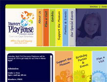 Tablet Screenshot of discoveryplayhouse.org